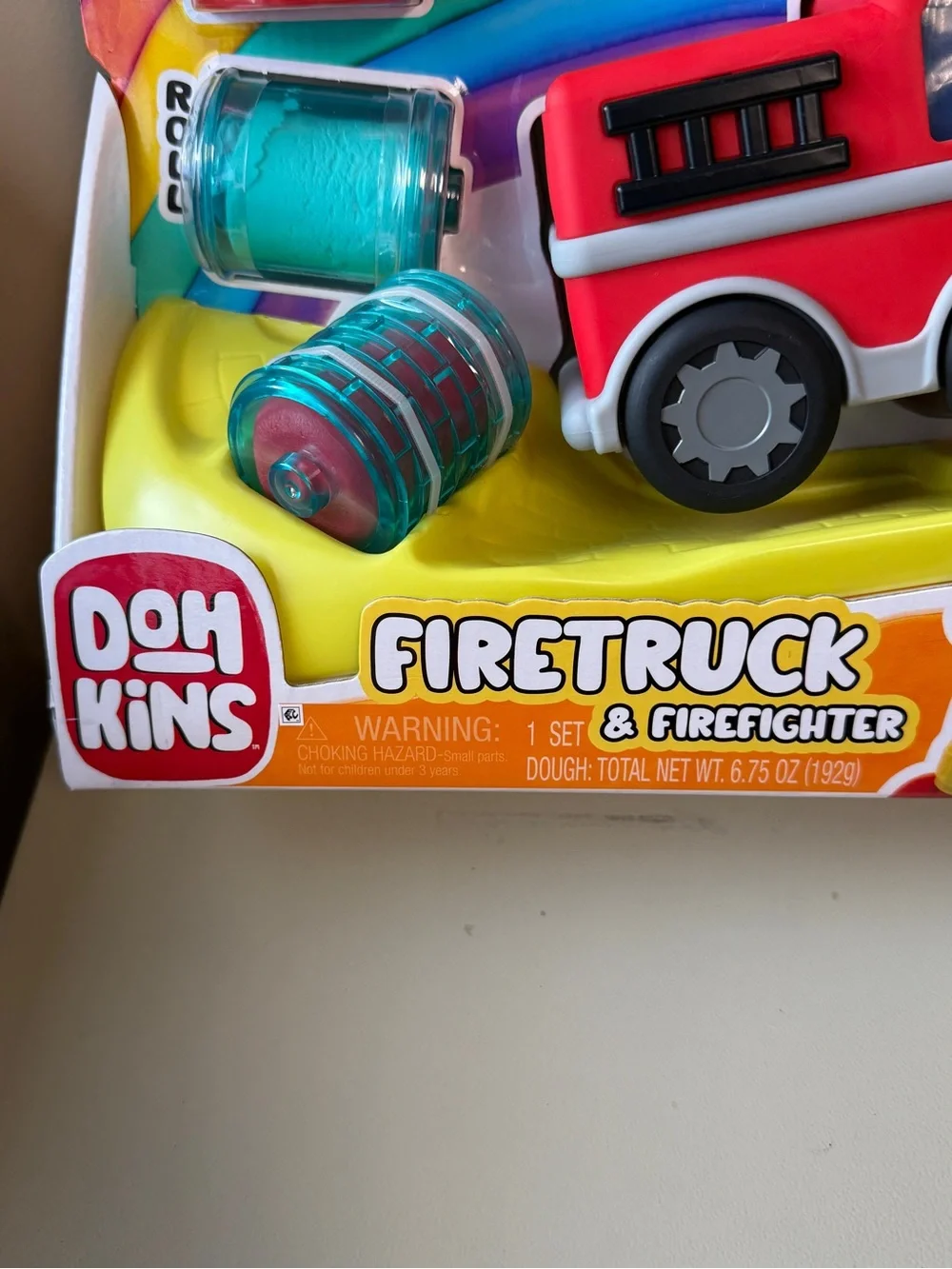 Firetruck & Firefighter Playset - Red